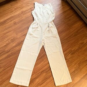 Song of Style Cream Jumpsuit